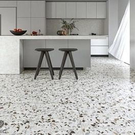 Керамогранит NT Terrazzo White 1200х600х9мм. Арт.99606