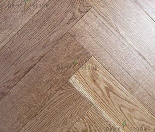 Инженерный паркет Damy Floor Luxury Англ.елочка 600*120*15мм Дуб Евростандарт Натуральный/правая