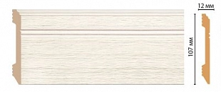 Плинтус напольный DECOMASTER D105 2400*107*12мм 70