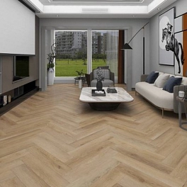 SPC ламинат CALITEX Diamonds Herringbone Click 4V 34кл DM203 Lesedi