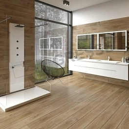 Плитка керамогранит GRESSE Troo 1200*200*10 GRS10-01S структурный Makassar
