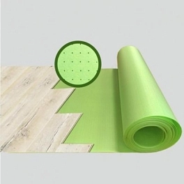 Подложка Солид рулонная перфорированная д/отапливаемых водяных полов, салатовая (10м2) 2мм
