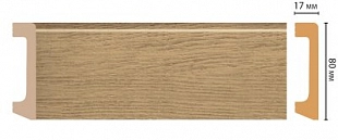Плинтус напольный DECOMASTER D235 2400*80*17мм 83
