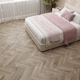 SPC ламинат ALPINE FLOOR CHEVRON ALPINE 4V 43кл Дуб Натуральный Отбеленный ECO 18-3